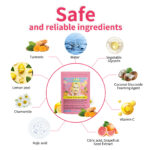 Gentle Skin Care Daily Cleaning Exfoliating Compressed Sponge Turmeric Kojic Acid Cleansing Pad - Image 2