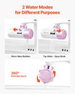 Skincare Water Filter Bathroom Sink Faucet Purifier For Skin PinkGold - Image 4