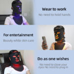 LED Silicone Mask Facial Neck Red Blue Light Household Skin Rejuvenation Mask - Image 8